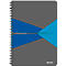 LEITZ® Office Collegeblock 445800 DIN A5, laminierter Einband, kariert, blau
