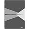 LEITZ® Office collegeblok 449500 A4, PP, geruit, grijs