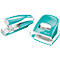 LEITZ® office punch + desktop stapler Wow SET, metallic ice blue