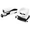 LEITZ® office punch + desktop stapler Wow SET, pearl white