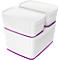 Leitz opbergdoos MyBox, DIN A4, voor keukengerei, wit/violet