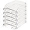 LEITZ® Opbergmand standaard 5226, kunststof, 5 stuks, glashelder