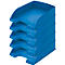 LEITZ® Opbergmand standaard 5227, kunststof, 5 stuks, blauw