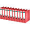 LEITZ® ordner 1007/1008, A4, rugbreedte 80 mm, 10 stuks, rood