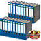 LEITZ® Ordner 1050 + 750 g HARIBO Color-Rado Party-Box, DIN A4, Rückenbreite 52 mm, 20 Stück, blau