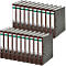 LEITZ® ordner 1050, A4, rugbreedte 52 mm, 20 stuks, bruin