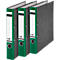 LEITZ® Ordner 1050, DIN A4, Rückenbreite 52 mm, Griffloch, geklebtes Rückenschild, Hartpappe, 1 Stück, grün