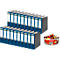 LEITZ® ordner 1080 + 1 kg HARIBO Color-Rado, A4, rugbreedte 80 mm, 20 stuks, blauw