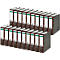LEITZ® ordner 1080, A4, rugbreedte 80 mm, 20 stuks, bruin