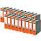 LEITZ® ordner 1080, A4, rugbreedte 80 mm, oranje, 20 stuks