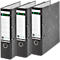 LEITZ® Ordner 1080, DIN A4, Rückenbreite 80 mm, Griffloch, geklebtes Rückenschild, klimaneutral, Hartpappe, 1 Stück, schwarz