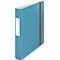 Leitz® ordner 180° Active Cosy, A4, rugbreedte 65 mm, 180° hefboommechanisme, gelijmd rugetiket &amp; elastiek, blauw