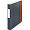 Leitz® ordner 180° Active Cosy, A4, rugbreedte 65 mm, 180° hefboommechanisme, gelijmd rugetiket &amp; elastiek, grijs