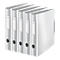 LEITZ® ordner Active Style, A4, rugbreedte 65 mm, 5 stuks, poolwit
