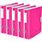 LEITZ® ordner Active WOW, A4, rugbreedte 82 mm, 5 stuks, roze
