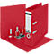 LEITZ® Ordner Recycle, DIN A4, Rückenbreite 80 mm, 180°-Hebelmechanik, Rückenschild & Griffloch, zu 100 % recycelbar, rot
