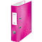 LEITZ® ordner WOW 1005, A4, rugbreedte 80 mm, roze