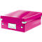 LEITZ® Organisationsbox Click + Store, klein, pink