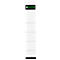 LEITZ® papieren rugetiketten, rugbreedte 50 mm, insteekbaar etiket, 10 stuks