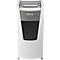 LEITZ papiervernietiger IQ Autofeed Office Pro 600, volautomatisch, 2 x 15 mm micropartikelsnede, P-5, 110 L, snijvermogen: 10-600 vel, met zwenkwielen, wit