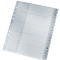 A transparent index card with letters for organization. The label shows the lettering A to X-Z.