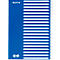 LEITZ® PP-indexbladen met blauw dekblad, Letters A-Z