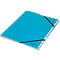 Leitz® Recycle map, A4, 12 vakken met blanco tabbladen, inhoudsopgave, elastieksluiting, 100% recyclebaar, karton, blauw