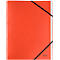 Leitz® Recycle map, A4, 12 vakken met blanco tabbladen, inhoudsopgave, elastieksluiting, 100% recyclebaar, karton, rood