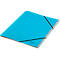 Leitz® Recycle map, A4, 6 vakken met blanco tabbladen, inhoudsopgave, elastieksluiting, 100% recyclebaar, karton, blauw