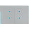 Leitz® Recycle map, A4, 6 vakken met blanco tabbladen, inhoudsopgave, elastieksluiting, 100% recyclebaar, karton, blauw