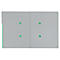 Leitz® Recycle map, A4, 6 vakken met blanco tabbladen, inhoudsopgave, elastieksluiting, 100% recyclebaar, karton, groen