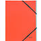 Leitz® Recycle map, A4, 6 vakken met blanco tabbladen, inhoudsopgave, elastieksluiting, 100% recyclebaar, karton, rood