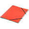 Leitz® Recycle map, A4, 6 vakken met blanco tabbladen, inhoudsopgave, elastieksluiting, 100% recyclebaar, karton, rood