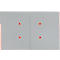 Leitz® Recycle map, A4, 6 vakken met blanco tabbladen, inhoudsopgave, elastieksluiting, 100% recyclebaar, karton, rood