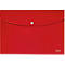Leitz® Recycle map, A4-formaat, drukknoopsluiting, ondoorzichtig, 100% recyclebaar, Blauer Engel, gerecycled kunststof, rood