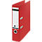 LEITZ® Recycle ordner, DIN A4, rugbreedte 80 mm, 180° hefboommechanisme, rugetiket &amp; vingergat, 100% recyclebaar, rood
