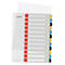 Leitz® Register Cosy, A4 Überbreite, beschreibbar, Universalllochung, austauschbares Deckblatt, Polypropylen, farbige Taben 1-12