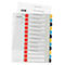 Leitz® Register Cosy, A4 Überbreite, beschreibbar, Universalllochung, austauschbares Deckblatt, Polypropylen, farbige Taben 1-12