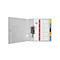 Leitz® Register Cosy, A4 Überbreite, beschreibbar, Universalllochung, austauschbares Deckblatt, Polypropylen, farbige Taben 1-5