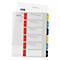 Leitz® Register Cosy, A4 Überbreite, beschreibbar, Universalllochung, austauschbares Deckblatt, Polypropylen, farbige Taben 1-6