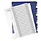 LEITZ Register Style, Zahlenregister, extrabreit, einzeln, Zahlen 1-20
