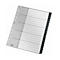 Leitz® Registermappe Recycle, A4, beschreibbar, Universalllochung, zu 100 % recycelbar, Kunststoff, schwarz, Taben 1-20