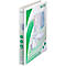 White Leitz ring binder with green logo and green elements. Inscription "Standard Presentation Binder".