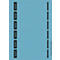 LEITZ® Rückenschilder kurz, PC-beschriftbar, Rückenbreite 50 mm, selbstklebend, 150 St., blau
