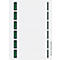 LEITZ® Rückenschilder kurz, PC-beschriftbar, Rückenbreite 50 mm, selbstklebend, 150 St., grau