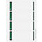 LEITZ® Rückenschilder kurz, PC-beschriftbar, Rückenbreite 80 mm, selbstklebend, 100 St., grau