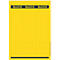LEITZ® Rückenschilder lang, PC-beschriftbar, Rückenbreite 80 mm, selbstklebend 75 St., gelb