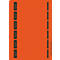 LEITZ® rugetiketten kort, via pc beletterbaar, rugbreedte 50 mm, zelfklevend, 150 st., rood