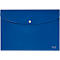 Leitz® Sammelmappe Recycle, Format A4, Druckknopfverschluss, blickdicht, 100 % recycelbar, Blauer Engel, Recyclingkunststoff, blau