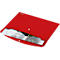 Leitz® Sammelmappe Recycle, Format A4, Druckknopfverschluss, blickdicht, 100 % recycelbar, Blauer Engel, Recyclingkunststoff, rot